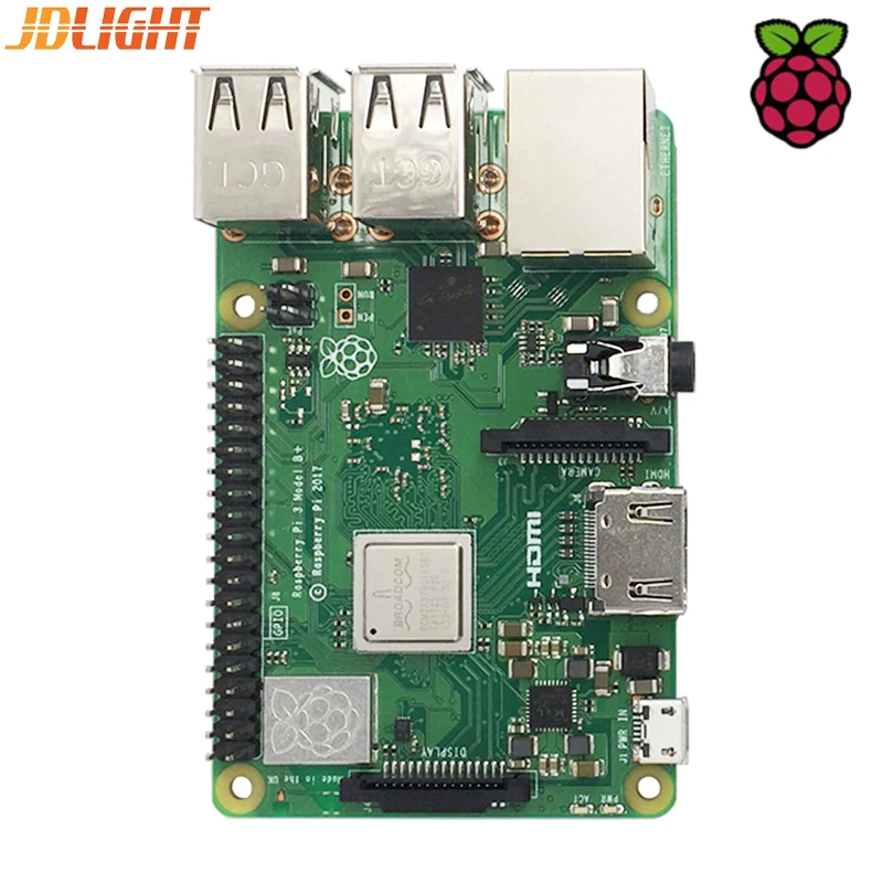 

2018 New Original Raspberry Pi 3 Model B+ Plus Board Pi3 B+ 1GB RAM LPDDR2 Quad-Core Wifi Bluetooth Heat Sink Case Cooling Fan