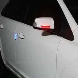 Автомобильная дверь Антистатическая Солнечная энергия защитный бампер анти-столкновения светодиодный бар украшение свет