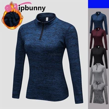 Camisetas тренировка Бег Йога рубашки спортивные тройники Фитнес Осень спортивные, для тренажерного зала девочек mujer молния Топы для женщин