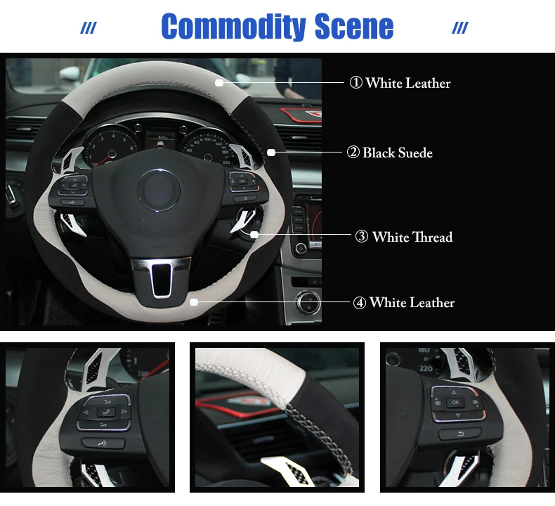 for VW Passat CC steering wheel covers