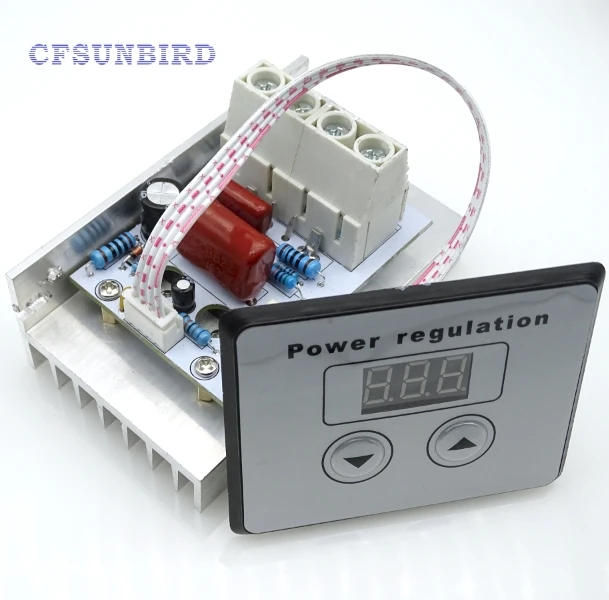 new 10000W import SCR Super Power Electronic Digital Regulator Dimmer Speed Thermostat