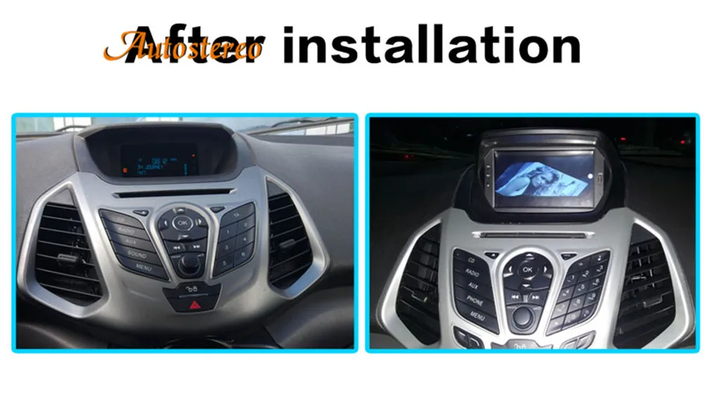 Top Android Car GPS navigation stereo multimedia For Ford EcoSport 2013+ car DVD player headunit stereo auto radio tape recorder IPS 1