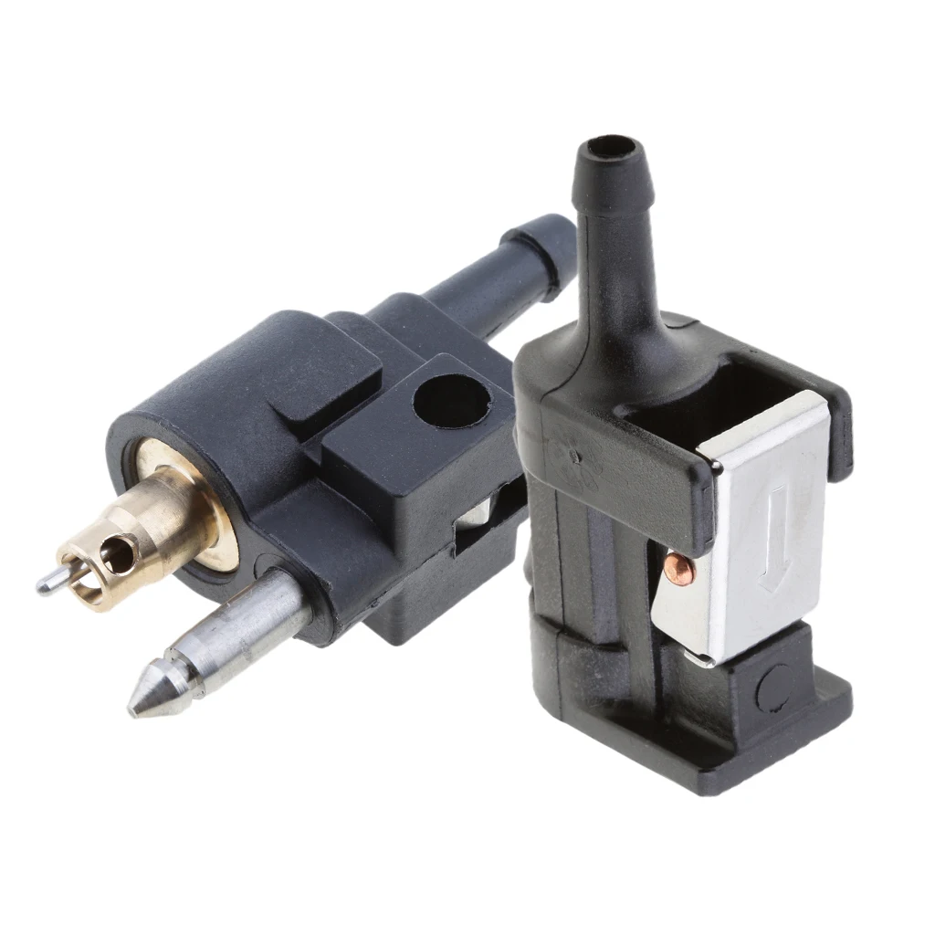 1/4in Male  Auto Car Fuel Line Hose Coupler Quick Release Connect Connector Joint For Yamaha Outboard Motor