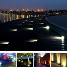 Нержавеющая сталь 8 светодиодный Ретро солнечной энергии подземные огни водонепроницаемый сад дорожка украшение светодиодный открытый газон фонари на крыльцо