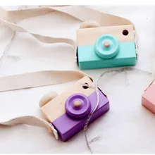 Милые детские игрушки в скандинавском стиле, деревянные игрушки ручной работы безопасный Природный Обучающие деревянные игрушки, камера, детская комната, креативные игрушки