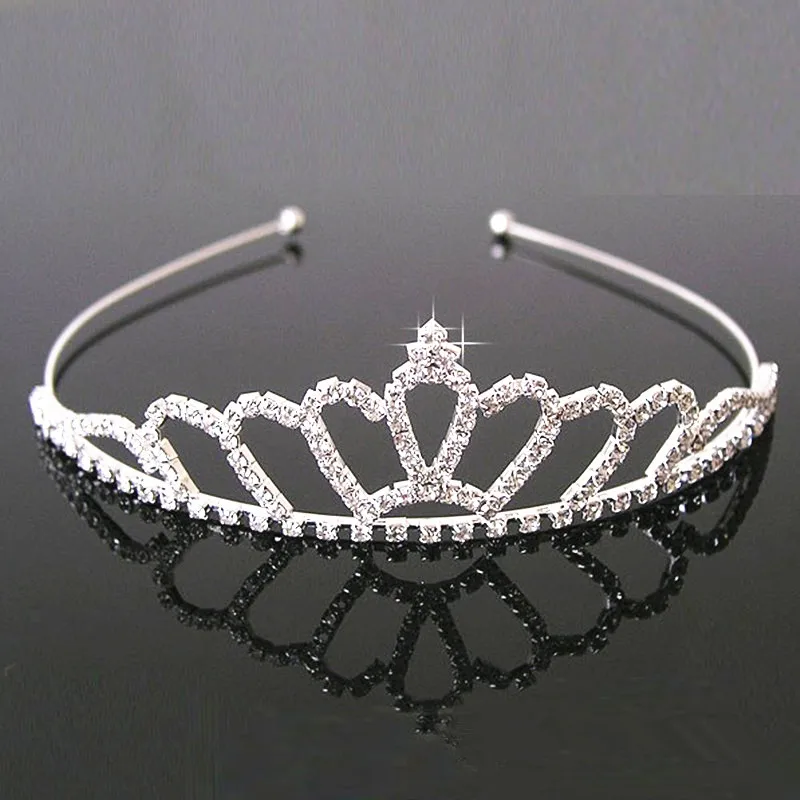 Belle Beau Girl Princess Tiara, Girl Crown, Sparkling Rhinestone Tiara Comb Crown, Princess Tiara Set (11)
