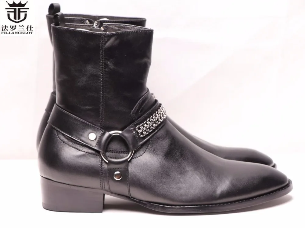 US $100.32 49% OFF|FR. LANCELOT Winter Männer Schuhe Wildleder Echtleder Männer Stiefeletten Luxury Brand Schwarz herren High Heel stiefel in FR. US $100.32 49% OFF|FR. LANCELOT Winter Männer Schuhe Wildleder Echtleder Männer Stiefeletten Luxury Brand Schwarz herren High Heel stiefel in FR.