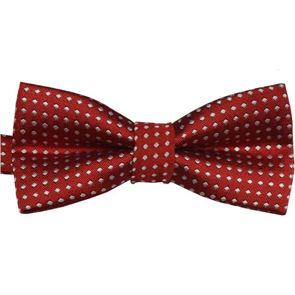 Милые модные шикарные для маленьких мальчиков ясельного возраста, Предварительно Связанные вечерние свадебный смокинг галстук-бабочка - Цвет: Wine Red