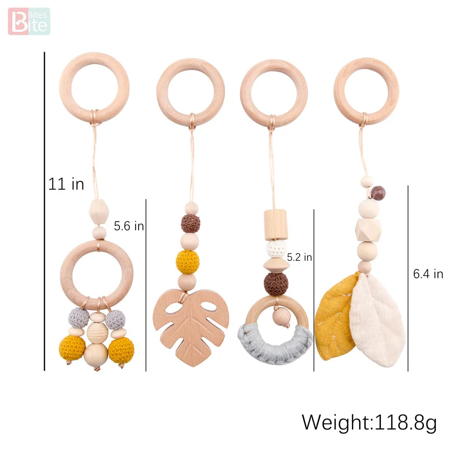 Mordidas de Madeira Brinquedos do Bebê Bens para Crianças Mordidas Jogar Ginásio Chocalhos Música Criança Cama Móvel Sino Brinquedos Educativos Bebê Mordedor Roedor 11 High Quality Brinquedos e hobbies
