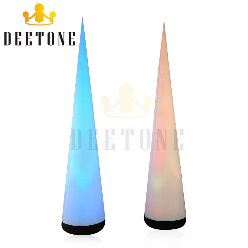 

Custom Inflatable Cone With Led Lighting, Inflatable LED Cone For Advertising Party Decoration