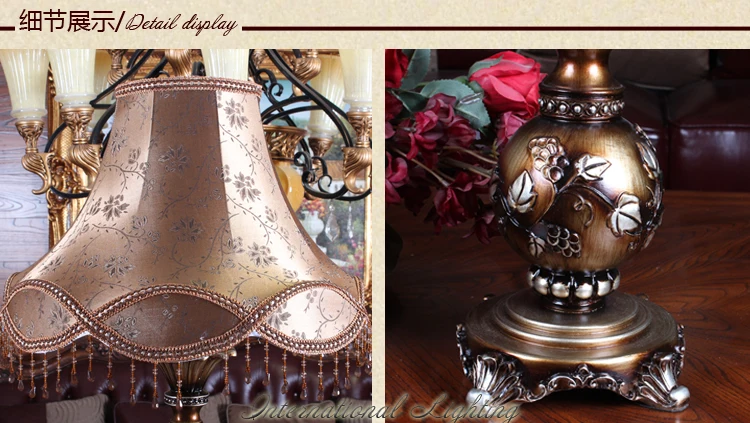 Qiseyuncai-sala de Estar de Estilo Lâmpada de Assoalho Candeeiro de Mesa de Cabeceira Europeu Criativo Retro Vertical Estudo Quarto 35 de mesa de cabeceira quarto lâmpada de assoalho