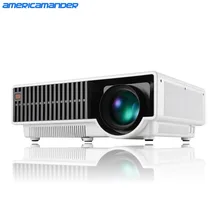 250inch screen Brightest 3000Lumen Full HD DLP Business Advertising Education data show 3D Projector Beamer Projektor Proyector