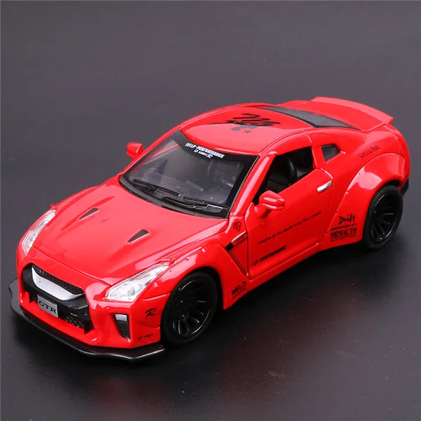 Nissan GRT супер ЗАПУСК модель автомобиля 1:32 моделирование Игрушечная машина из