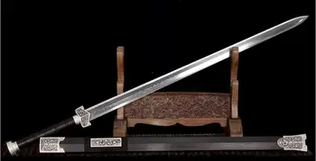 

High Quality Chinese HanJian Sword Katana High Carbon Steel Blade Ebony HL
