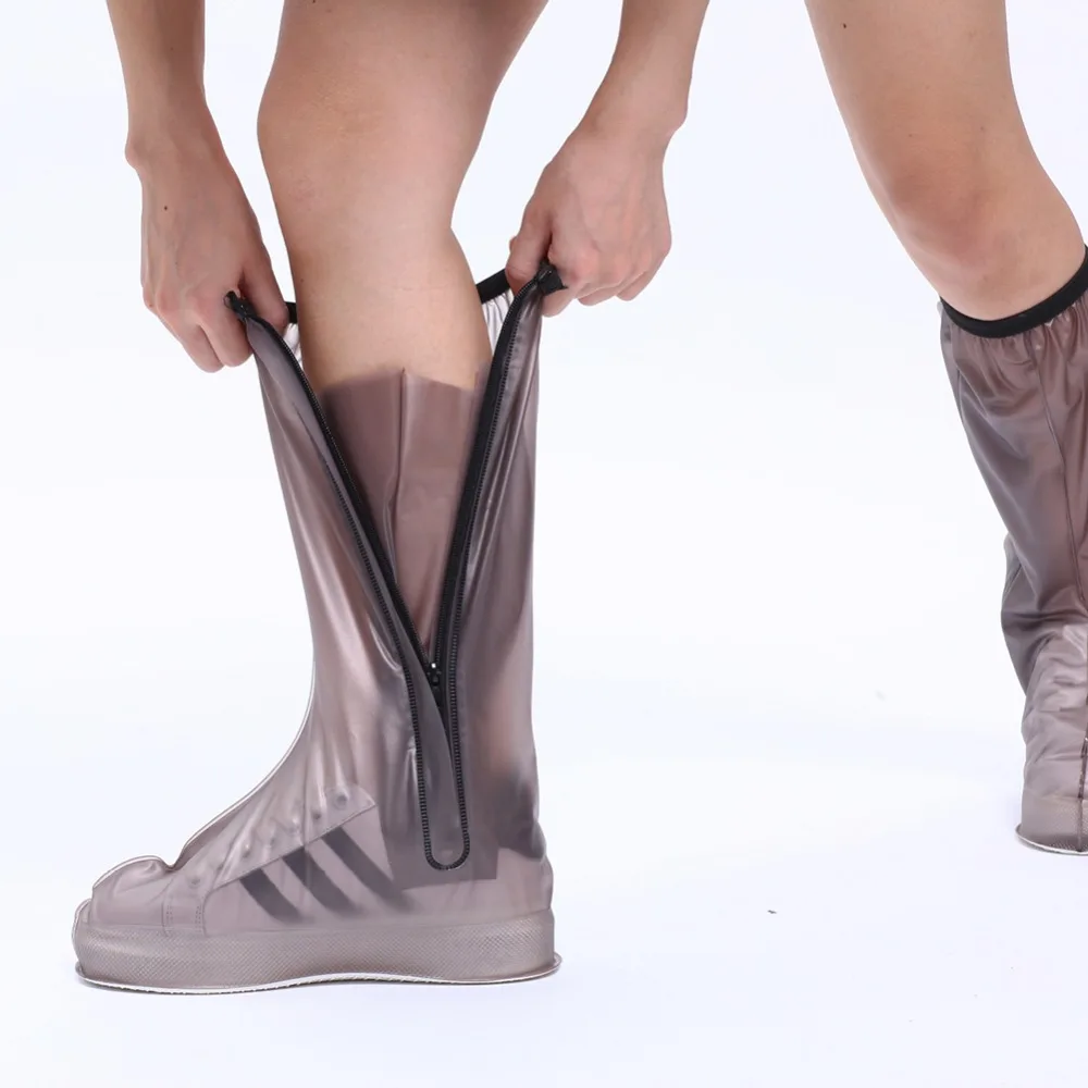 MQUPIN waterproof Водонепроницаемая защитная обувь чехол для обуви унисекс на молнии дождевые Чехлы для обуви детский дождевик для обуви аксессуары