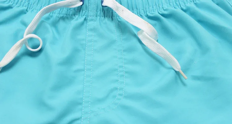 Летние пляжные шорты мужские повседневные однотонные пляжные шорты модные шорты с принтом на талии мужские прямые шорты с завязками S-XXL горячая распродажа