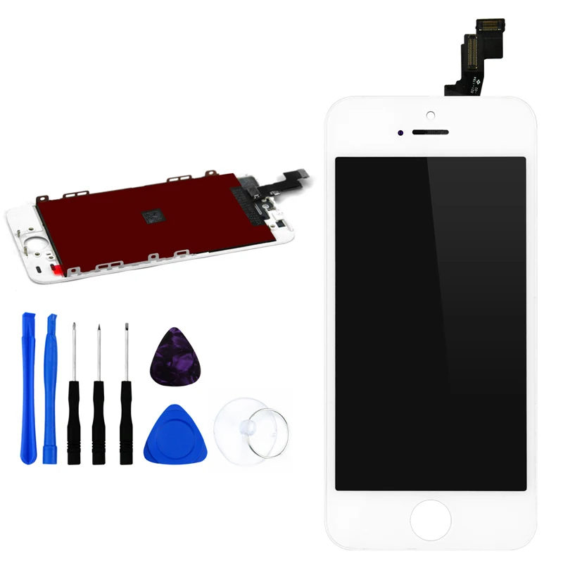 Горячая-истина 1 шт. класс AAA+ экран для iPhone 5S Diplsay сенсорный ЖК-дисплей дигитайзер сборка белый и черный без пятен ЖК-дисплей