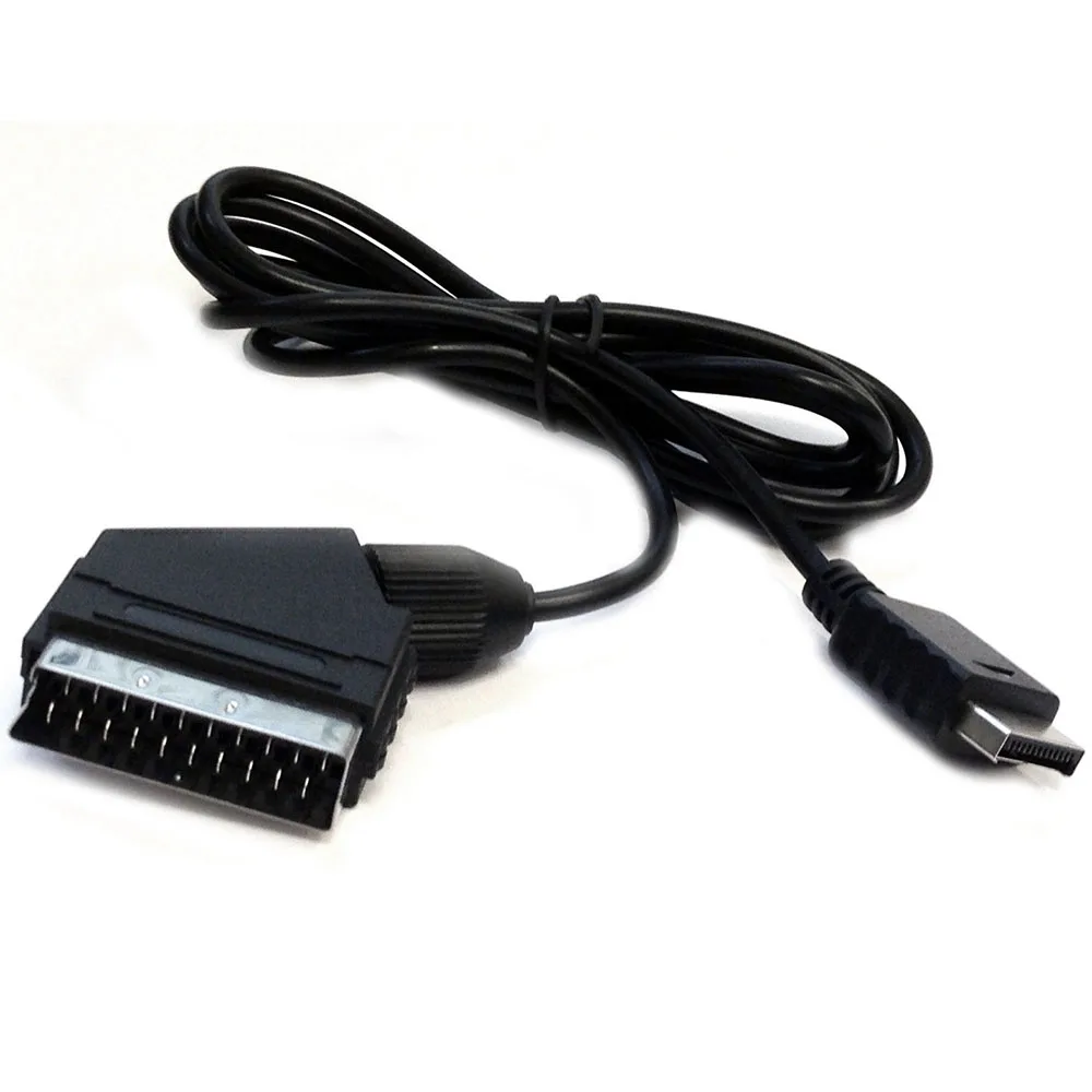 1.8m For Sony Playstation PS1 PS2 PS3 RGB SCART Cable TV AV Lead Replacement Connection Cable For PAL/NTSC Consoles 1.8m For Sony Playstation PS1 PS2 PS3 RGB SCART Cable TV AV Lead Replacement Connection Cable For PAL/NTSC Consoles