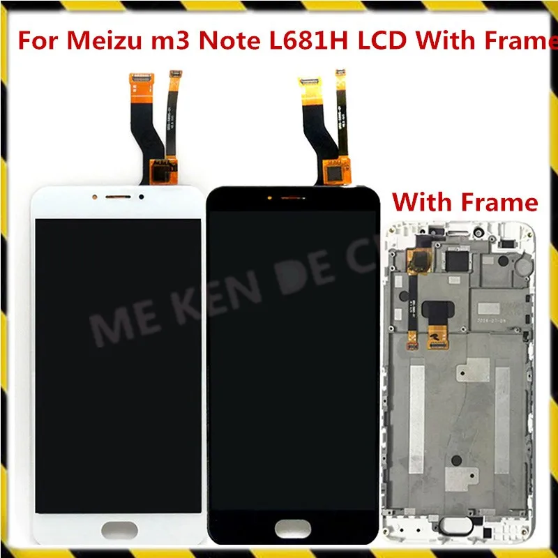 Meizu m3 note L681H ЖК дисплей Дисплей планшета Сенсорный экран Запчасти для авто