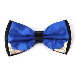 Для мужчин галстук-бабочку полиэстер костюм Галстук свадьбу металл Новинка Классический предварительно связали w715