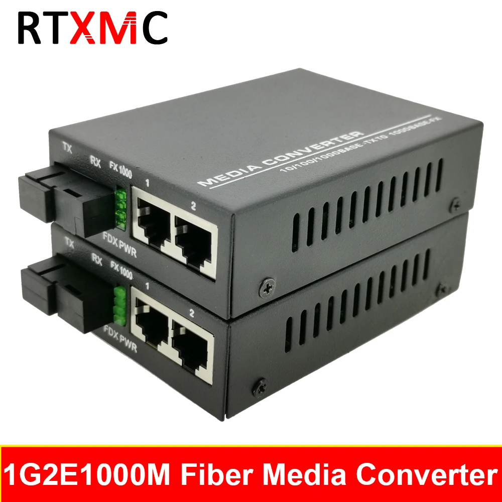 Оптоволоконный порт 1G2E 1 25G и 2*10/100/1000M гигабитный Ethernet коммутатор 2 порта волокно