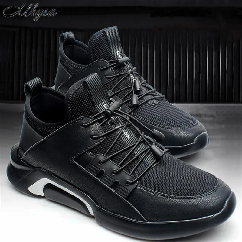 Mhysa 2019 New Men's Shoes Spring Autumn Fashion Wild black Men casual Comfortable Breathable Mesh sneakers L018 | Обувь