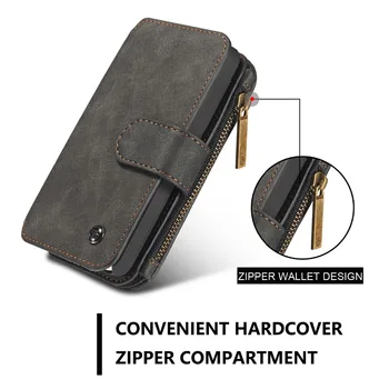 

For iphone 5 5S SE 6 6S 7 8 X XR XS MAX Case Multifunction Detachable luxury phone cover SFor iphone 6 6S 7 8 Plus Coque Capa