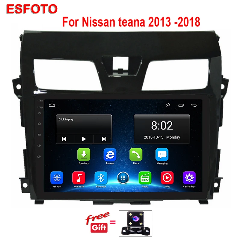 Cheap Touch Screen Android Car Radio GPS for Nissan Teana Altima Navigation 2013 2014 2015 Car DVD Multimedia Player autoradio 1