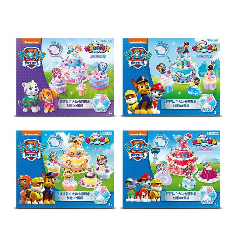 Paw patrol Пластилин креативный DIY торт каждый день Zhuzhu Road Ma Aqi Xiaoli Мао серый Райдер Безопасный и нетоксичный подарок на день рождения - Цвет: 4