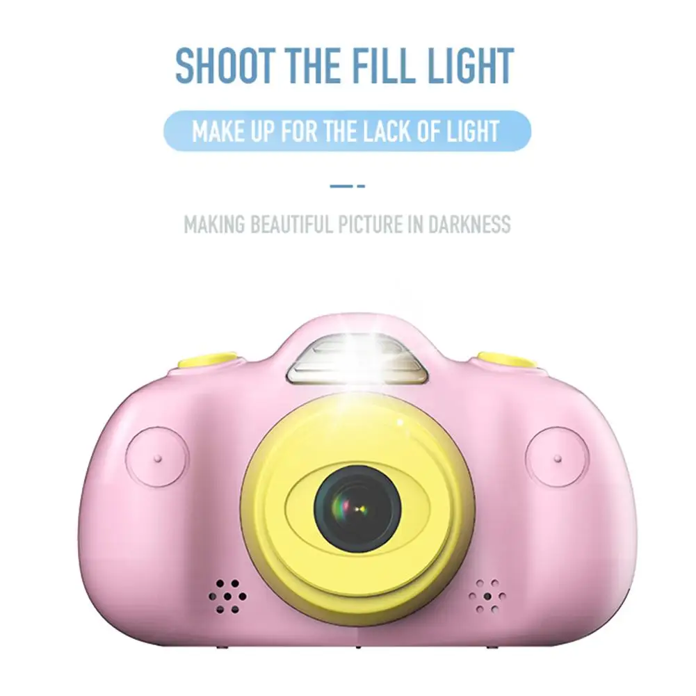 Новинка P8 Mini детская HD 8 Мп DSLR двойная линза водонепроницаемая цифровая камера