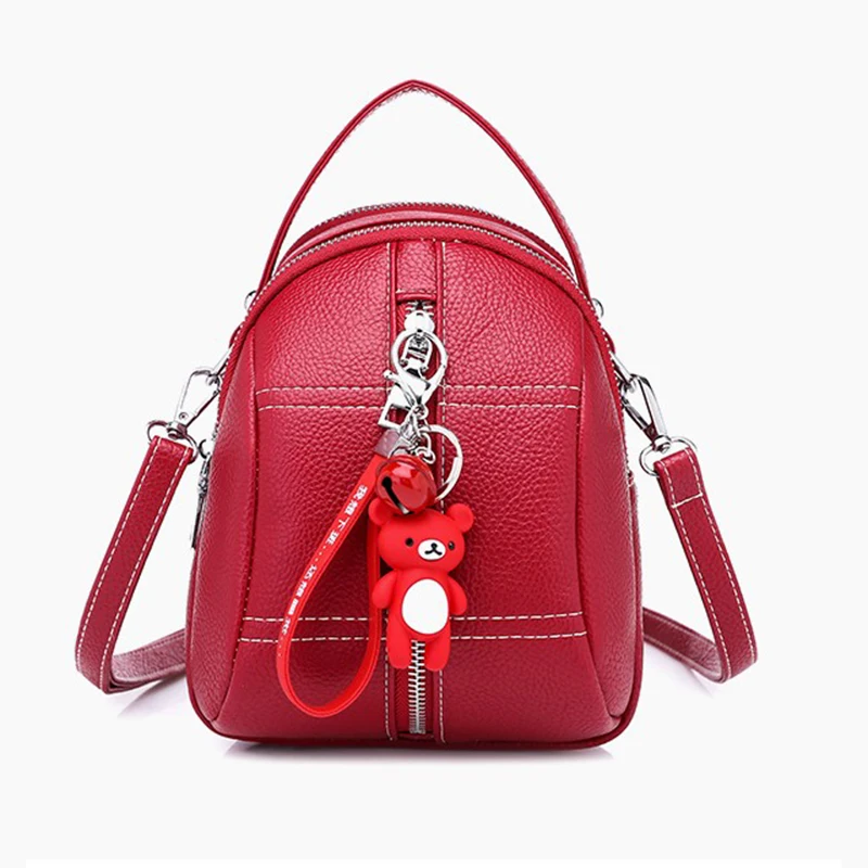 

Women New Fashion Casual Shoulder handbag PU Leather Female feminine for teenage girls trend solid mini Small Wild style