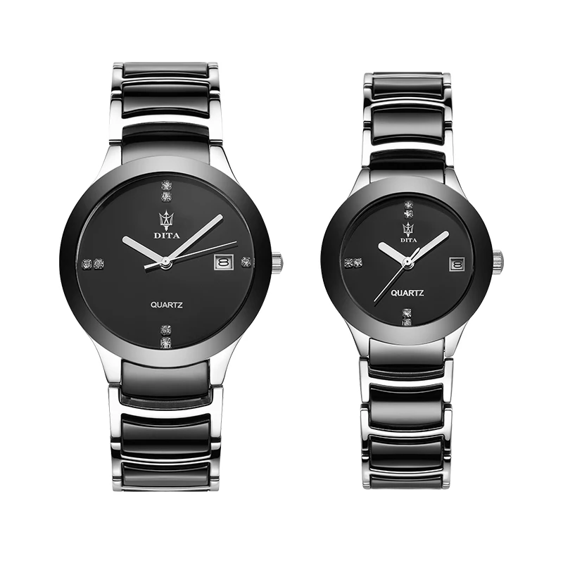 

Ceramic watch logo waterproof wristwatches quartz relojes de mujer men couple bracelet watch