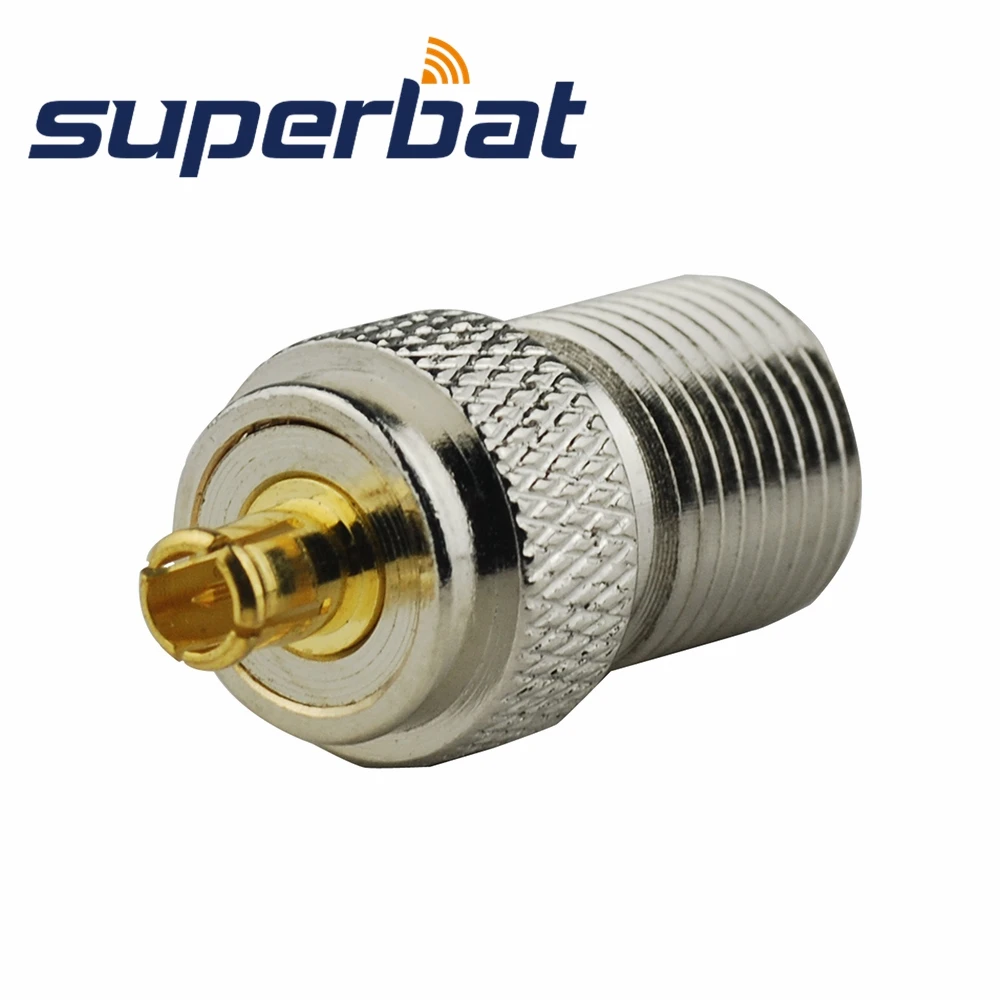 Superbat F-MCX Adapter F Female to MCX Male Straight RF Coaxial Connector for Electronic Components Market