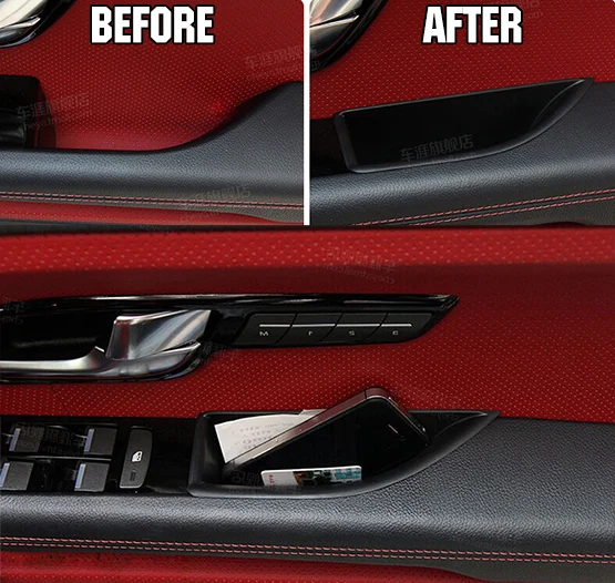 

ACCESSORIES FIT FOR 2009-2014 JAGUAR XF DOOR HANDLE SIDE WINDOW STORAGE BOX CUP PALLET CONTAINER ARM REST PHONE CARD BIN HOLDER