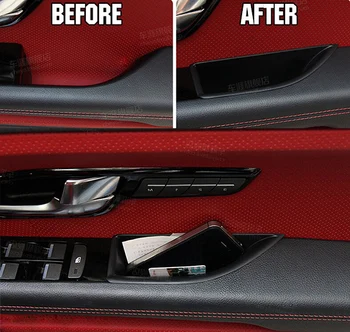 

Accessories Fit For 2009-2014 Jaguar Xf Door Handle Side Window Storage Box Cup Pallet Container Arm Rest Phone Card Bin Holder