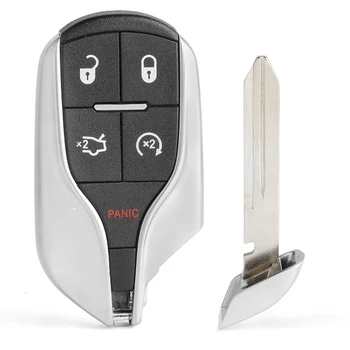 Keyforkess per Chrysler 300, per Dodge Challenger caricabatterie Dart Durango aggiornato 4 1 5 pulsanti telecomando custodia Shell Fob 2 Keyforkess per Chrysler 300, per Dodge Challenger caricabatterie Dart Durango aggiornato 4 1 5 pulsanti telecomando custodia Shell Fob - KEYECU per Chrysler 300 per Dodge Challenger caricabatterie Dart Durango aggiornato 4 1 5 pulsanti