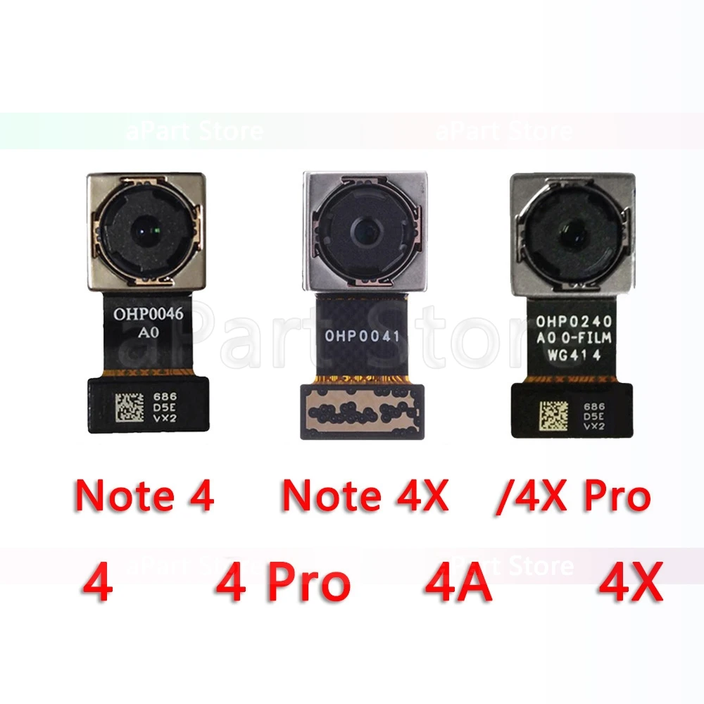 

Main Back Camera Flex For Xiaomi Mi Redmi Note 4 4A 4X Pro Global Original Back Rear Camera Flex Cable Phone Parts