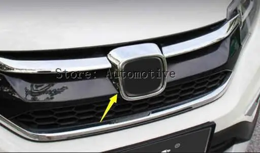 

Molding Garnish ! For Honda CR-V 2015 2016 2017 2018 2019 ABS Front Grill Emblem Cover Trim 1 Pcs / Auto Accessories