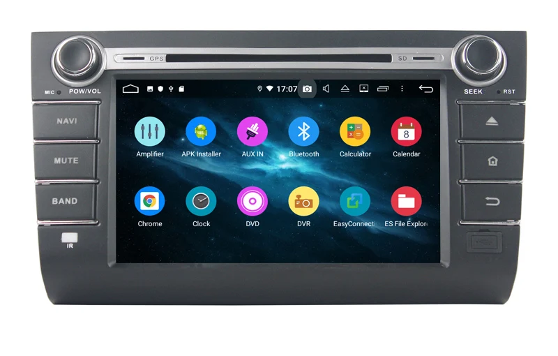 Top Two din car audio gps player for suzuki swift 2013-2016 with android 9.0 car dvd player gps navigation wifi mirror link headunit 7