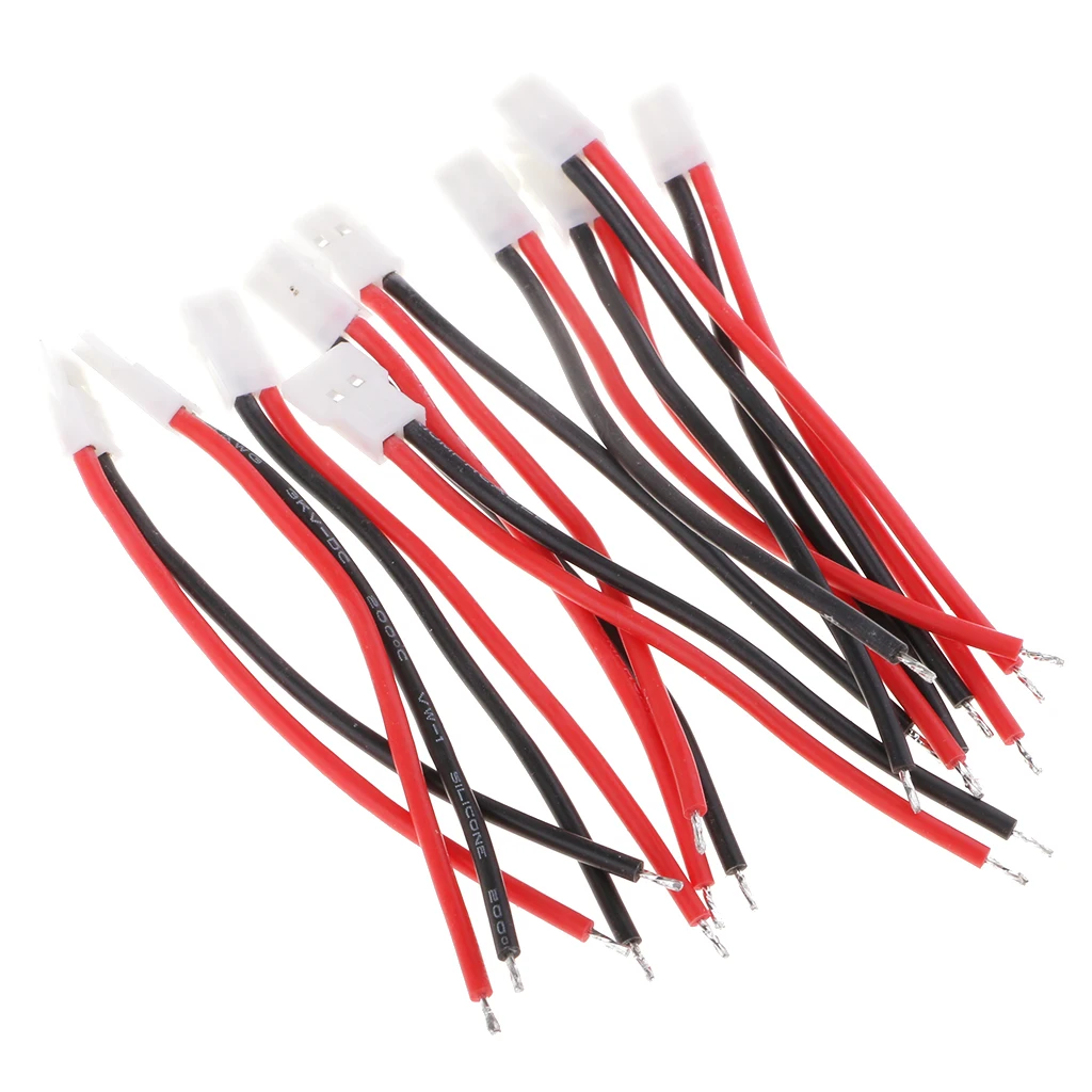 10pcs RC Battery Charging Adapter Cable Wire for 3.7V Battery Female Plug