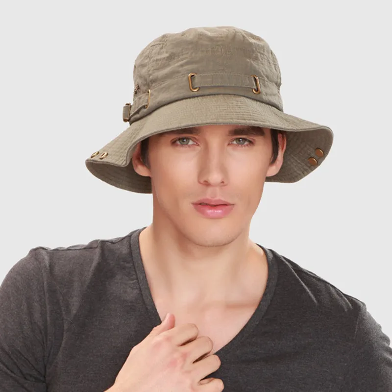 Free Shipping Hats Bucket Hat Kenmont Bob Gorro Summer Men Cotton Sport Hiking Foldable Fishmen