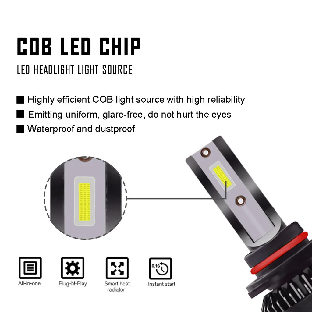 CARPRIE автомобильные лампы для фар (LED) горячая Распродажа 2 x H4/H7/H1/H8/H9/H11/9012
