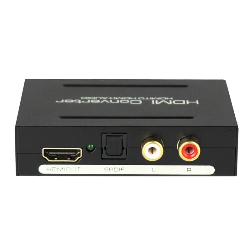 Mayitr 1 шт. 1080P HDMI Аудио Сплиттер оптический SPDIF + RCA L / R экстрактор конвертер для ПК DVD