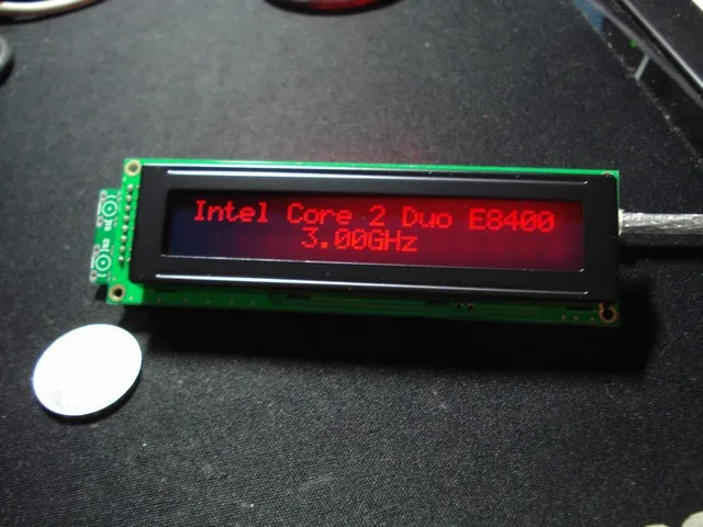 

USB Computer Status Monitoring LCD Display For HTPC Classic 2402 itx Red Letters Classic Monitor Screen With Software Driver