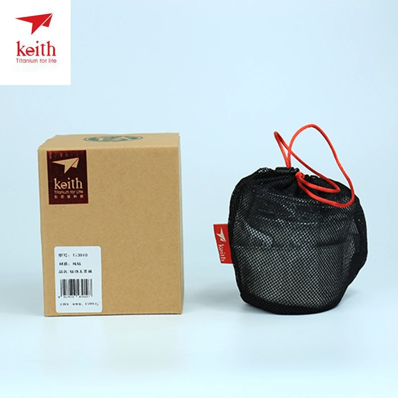 Keith titanio Kung Fu té Camping al aire libre tetera taza de té Gaiwan juego de té chino ceremonia ultraligero sólo 225g Ti3910