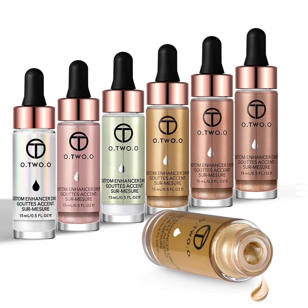 

O.TWO.O 6pcs/lot Liquid Highlighter Make Up Highlighter Cream Shimmer Face Glow Ultra-concentrated illuminating