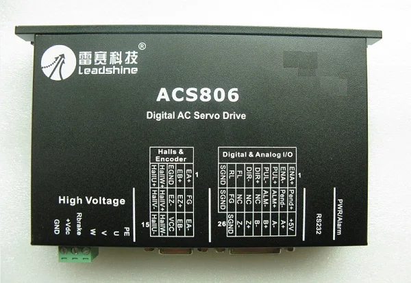 Оригинальный Новый ACS806 Leadshine 400 Вт бесщеточный серводвигателя 20-80VDC 6A с трех лет