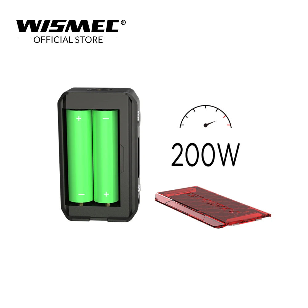 Original WISMEC SINUOUS V200 TC Box Mod Output 200W Wattage By VW/TC/TCR Mode 510 Thread Electronic Cigarette mod Original WISMEC SINUOUS V200 TC Box Mod Output 200W Wattage By VW/TC/TCR Mode 510 Thread Electronic Cigarette mod