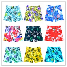 2018 Brequin Beach Board Shorts Men Swimwear Bermuda Masculina Sexy Man Swimtrunks 100% Quick Dry Elastic Band Sportswear M-XXXL