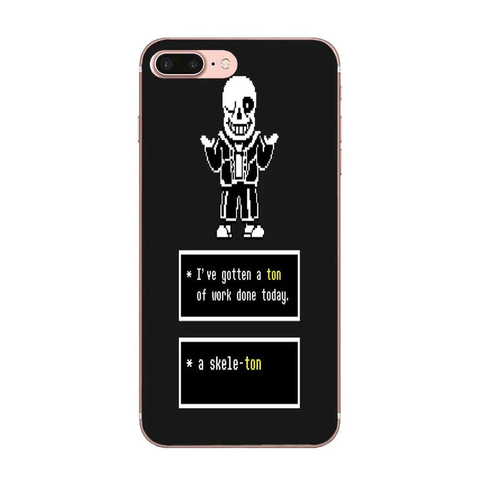 Мягкий ТПУ чехол для мобильного телефона Sans Undertale Galaxy Alpha Core Note 2 3 4 S2 A10 A20 A20E A30 A40 A50